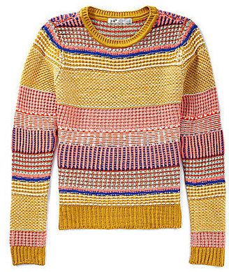 Jolt Variegated Striped Sweater