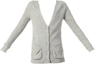 Only Cardigans - finessa long cardigan knt bb - White / Ecru white