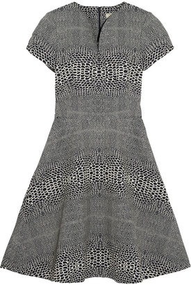 Issa Cotton-blend jacquard dress