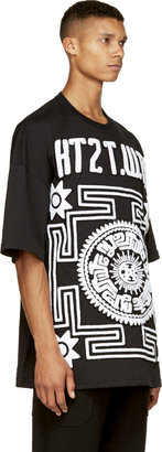 Kokon To Zai Black Oversized Insignia T-Shirt