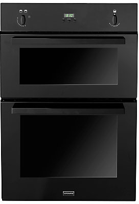 Stoves SGB900PS Double Gas Oven, Black