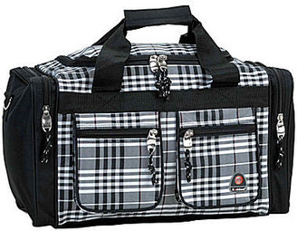 Rockland 19" Freestyle Rolling Tote Bag-Plaid