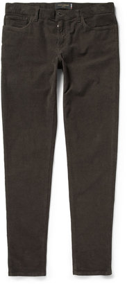 Dolce & Gabbana Slim-Fit Garment-Dyed Corduroy Trousers