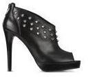 Love Moschino Women's Studded Heeled Ankle Boots - Black