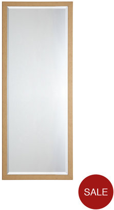Large Wood Effect Mirror