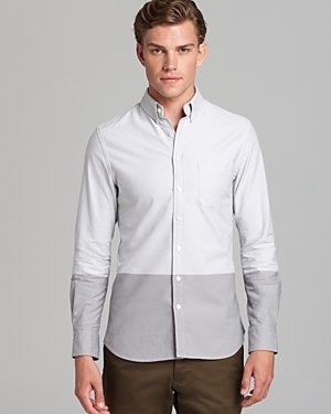 Wings + Horns Wings & Horns Color Block Button Down Shirt - Slim Fit