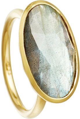 Astley Clarke Labradorite 18ct Gold Vermeil Cocktail Ring - for Women