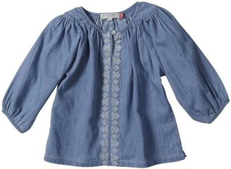 Pink Chicken Marjorie Top (Toddler/Kid) - Chambray-2 Years