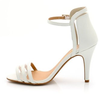 La Redoute LA Sandals with Transparent Cutouts, 8.5 cm Heel