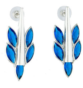 Flutter By Jill Golden Bowie Crystal Earrings
