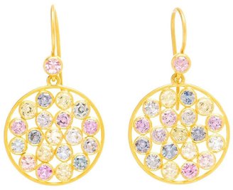 Marie Helene De Taillac 18kt gold and sapphire earrings