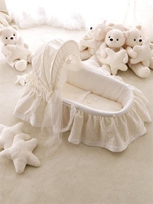 Portable Bassinet With San Gallo Lace