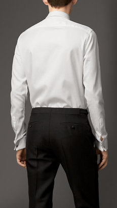 Burberry Modern Fit Concealed Placket Cotton Shirt