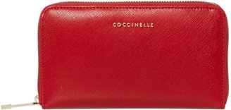 Coccinelle Red large ziparound purse