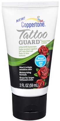 Coppertone Tattoo Guard Lotion, SPF 50