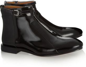 Jil Sander Patent-leather ankle boots