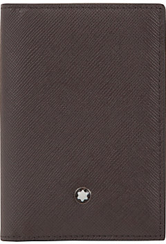 Montblanc Meisterstück Selection Leather Business Card Holder, Charcoal
