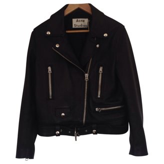 Acne 19657 Acne Mock Leather Jacket