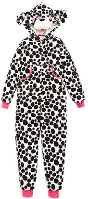 Marks and Spencer Anti Bobble Hooded Dalmatian Onesie (2-16 Years)