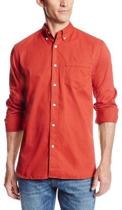 Dockers Long Sleeve Cotton Twill Basic One Pocket Shirt