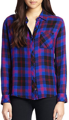 Rails Hunter Plaid Flannel Button-Down Shirt