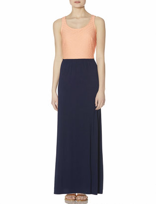 The Limited Textured Bodice Maxi Dress