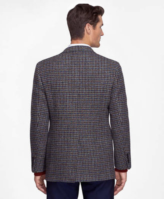 Brooks Brothers Fitzgerald Fit Harris Tweed Houndstooth Sport Coat