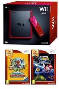 Nintendo Wii Mini Console With Super Paper Mario, Super Mario Galaxy