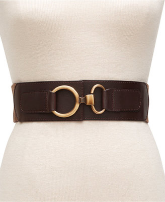 Style&Co. Herringbone Interlock Stretch Waist Belt