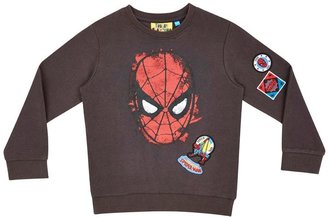 Spiderman Fabric Flavours Boys Face Sweatshirt