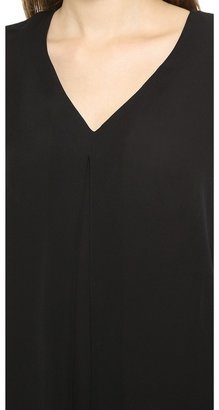 Theory Double Georgette Trent Blouse