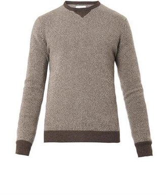 Richard James Bird's-eye knit cashmere sweater