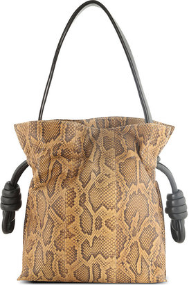 Loewe Python Skin Drawstring Bag