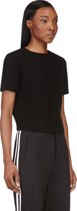 Alexander Wang T by Black V-Back Suiting Blouse