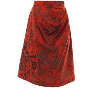 Vivienne Westwood Survival Stave lace-print skirt