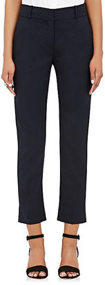 Barneys New York Women's Twill Crop Trousers-BLUE