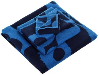Marimekko Unikko Towel - Blue/Blue - Hand Towel