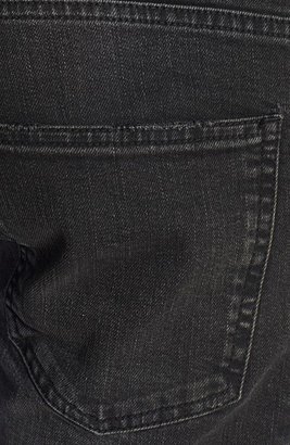 Balmain Pierre Slim Fit Moto Jeans (Black)