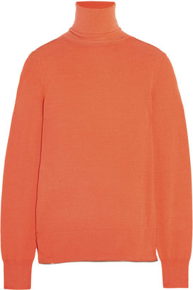 McQ Zip-embellished wool turtleneck sweater