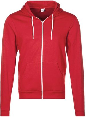 American Apparel Tracksuit top red