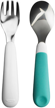 OXO Fork and Spoon Set, Blue
