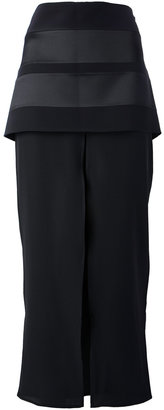 Givenchy Front Slit Kimono Skirt
