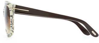 Tom Ford Cristophe Square Sunglasses, Black