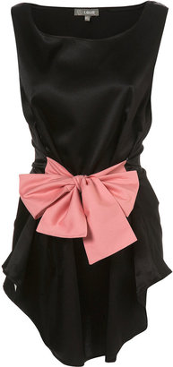 Topshop Dress With Pink Bow by Love**