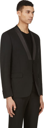 Givenchy Black Wool Tuxedo Blazer