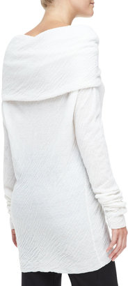 Donna Karan Off-Shoulder Cashmere-Silk Tunic