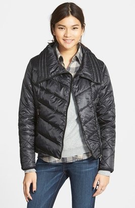 Madden Girl Packable Quilted Puffer Coat (Juniors)