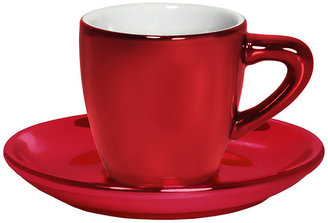 Bialetti Patent Cup & Saucer Twin Pack - Shiny Red
