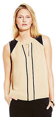 Vince Camuto Colorblocked Sleeveless Blouse