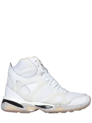 McQ Leather & Mesh Basketball Sneakers